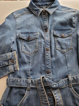 164 - Grösse, Mädchen Jeans KLEID langarm