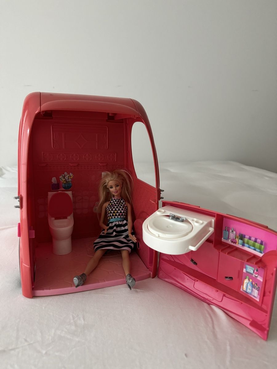 Barbie Case e mobili per bambole: Pink Barbie Dream Campervan – Usato da Vesenaz venduto da nat_mq8l 3