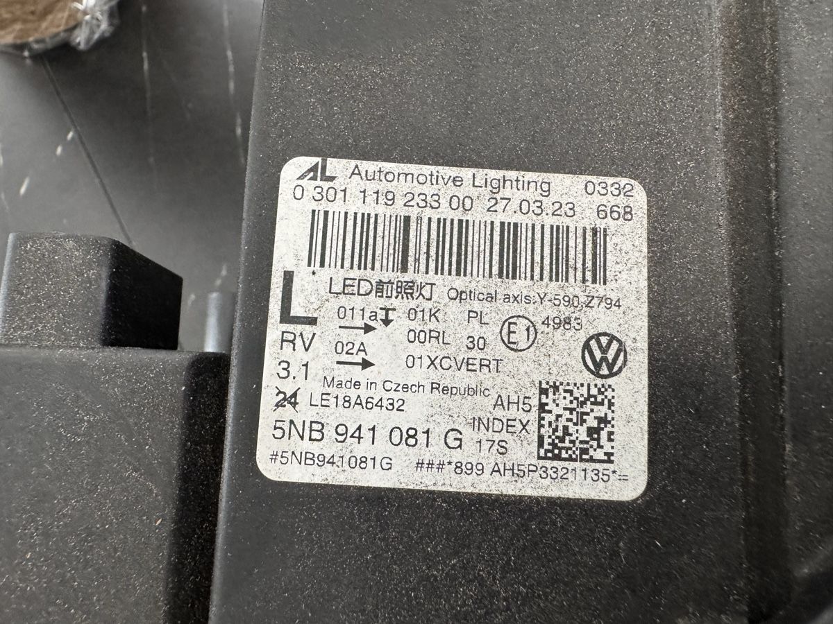 VW Fari: VW Tiguan R-line 2023 Scheinwerfer links – Nuovo (secondo la descrizione) da Schötz venduto da cla_rvq5 1