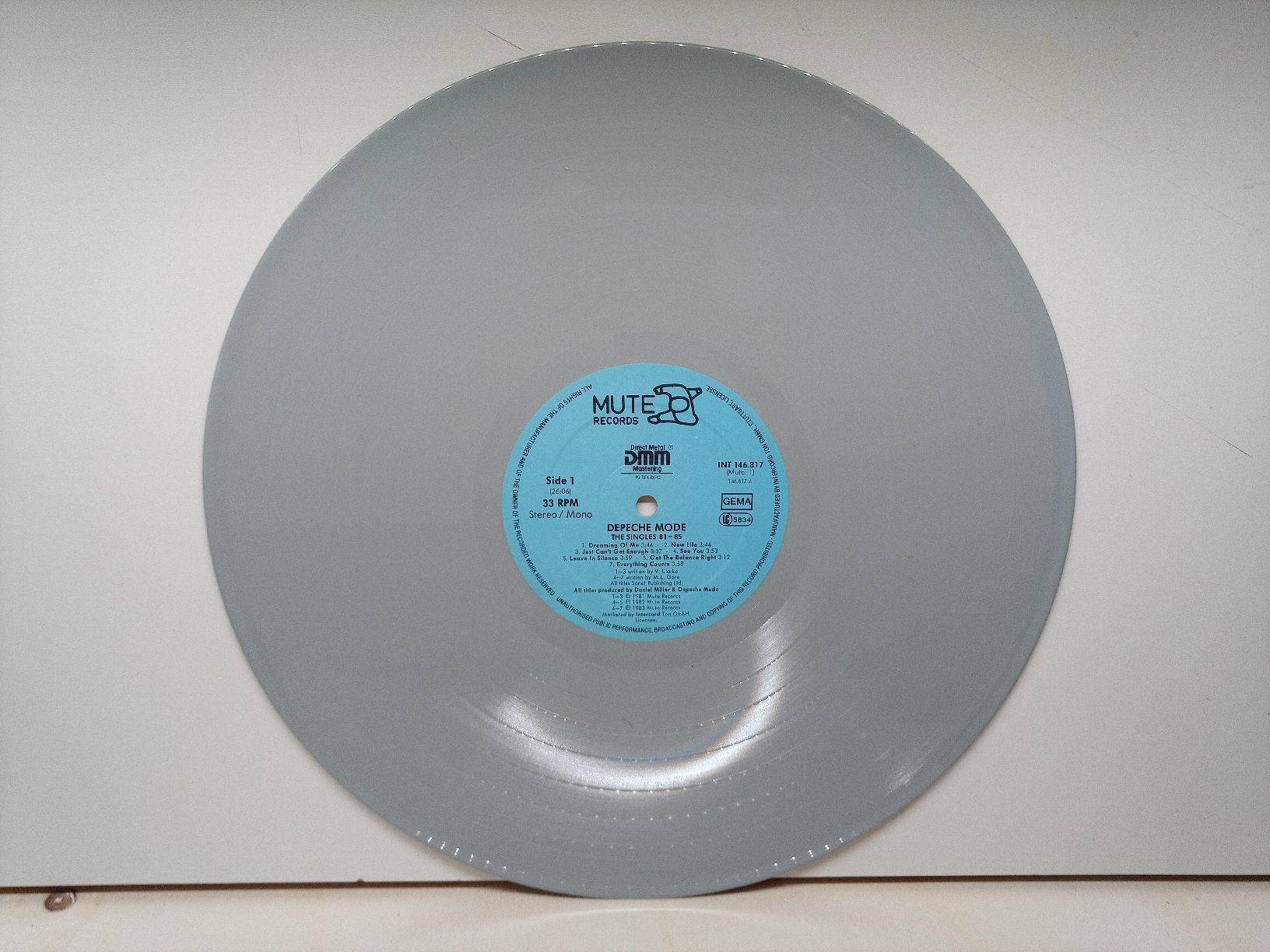 Dischi in vinile: Depeche Mode "The Singles 81-85" Graue Vinyl-LP 1985 – Usato da basel venduto da markusb07 6
