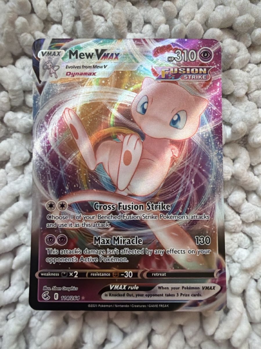 Pokémon Carte collezionabili: Pokemon Karte, Mew VMAX – Nuovo (secondo la descrizione) da Jona venduto da Mister_N0