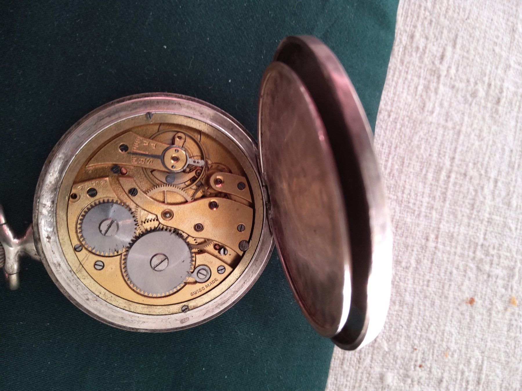 Orologi: Taschenuhr Silber Art Deco – Usato da Bischofszell venduto da Joachim-115 3