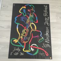 Montreux Jazz Festival Plakat 1996, Design Rolf Knie