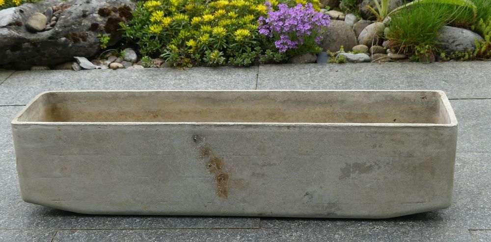 Eternit Blumenkasten, Balkonkiste Balconia grau 65 cm Kaufen auf Ricardo