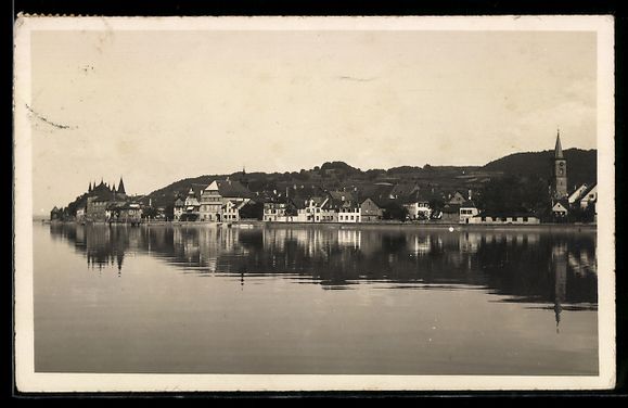 Cartoline postali: AK Steckborn, Uferpartie mit Schloss – Usato da Berlin venduto da bartko-reher
