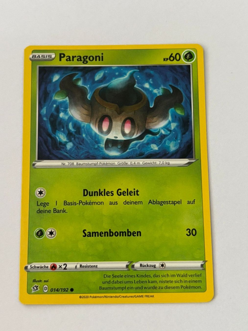 Pokémon Carte collezionabili: Pokemon-Karte Paragoni 014/192 – Usato da Herisau venduto da Seyashop1