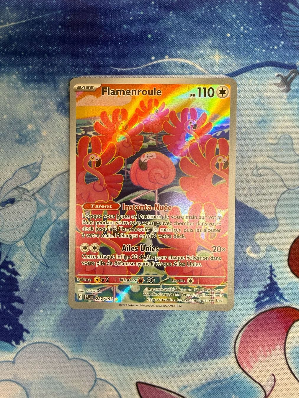 Pokémon Carte collezionabili: Flamenroule AR - PAL 227 FR – Nuovo (secondo la descrizione) da Courgenay venduto da ScamBoxOff