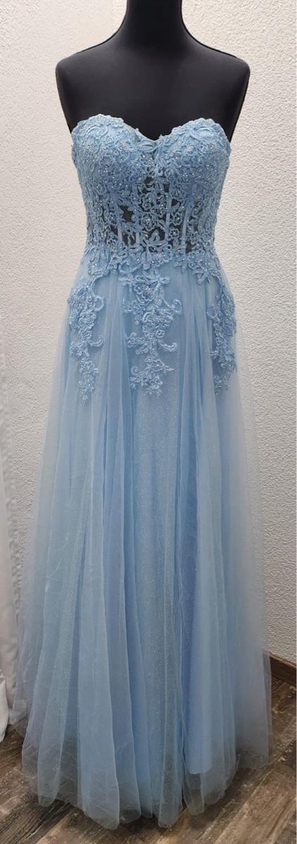 Vestiti: Traumhaftes hellblaues Abendkleid mit Spitze, Gr. 36. NEU – Nuovo (secondo la descrizione) da Schlatt ZH venduto da INVA00