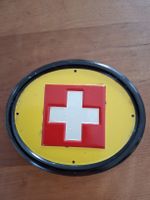 Blechschild schweiz antik militär?
