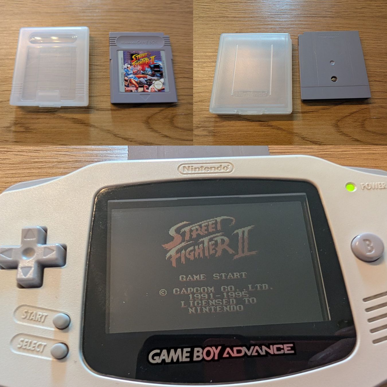 Nintendo GameBoy - Set (Street Fighter 2 & Mighty Morphin Po (Gebraucht ...