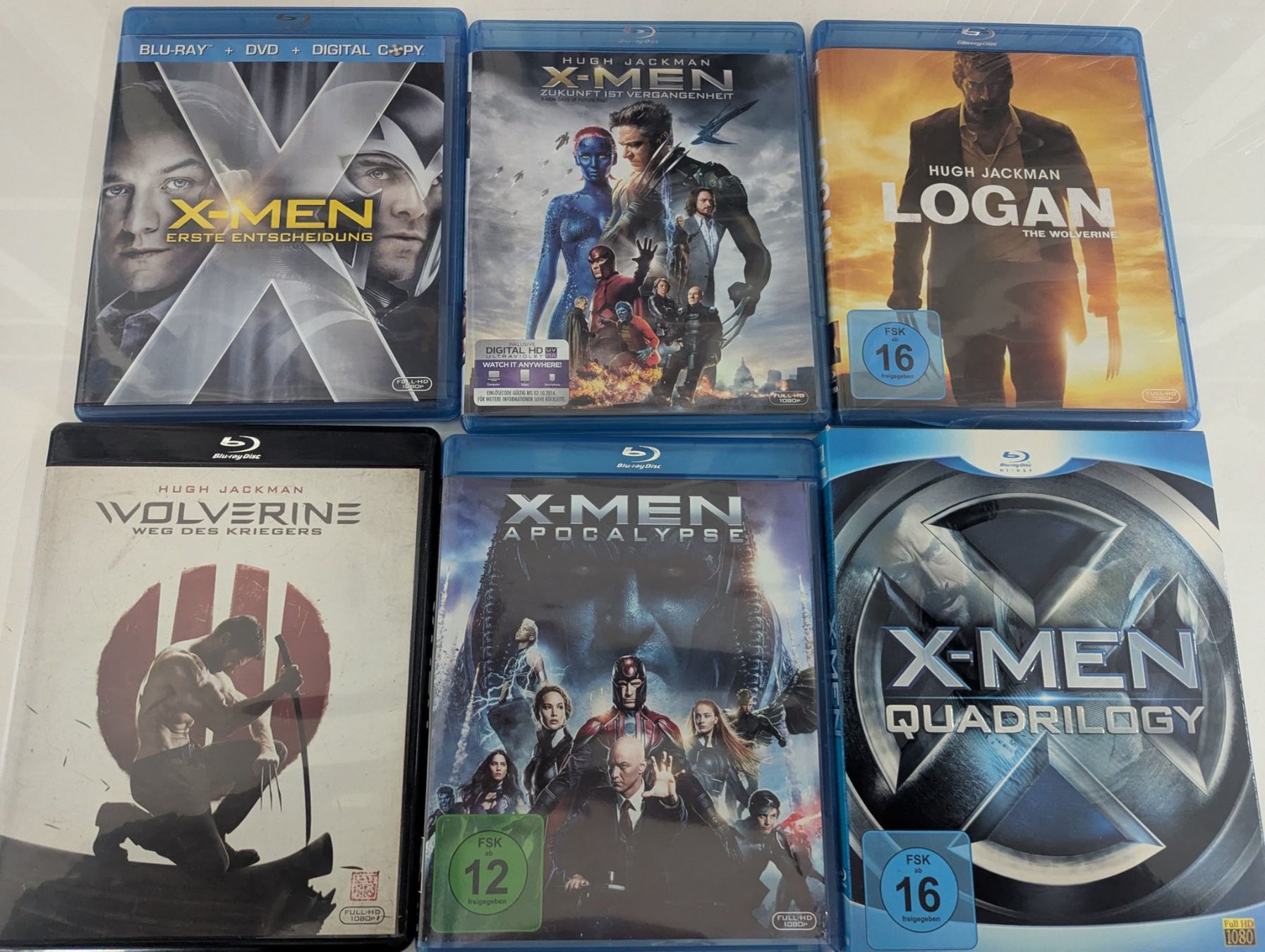 Alle DVDs: X-Men Blu-ray Collection: 6 Filme – Gebraucht aus Wanzwil von TinuMeyer