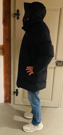 LangerChen Winterjacke, Grösse XL, Schwarz - Top Zustand!