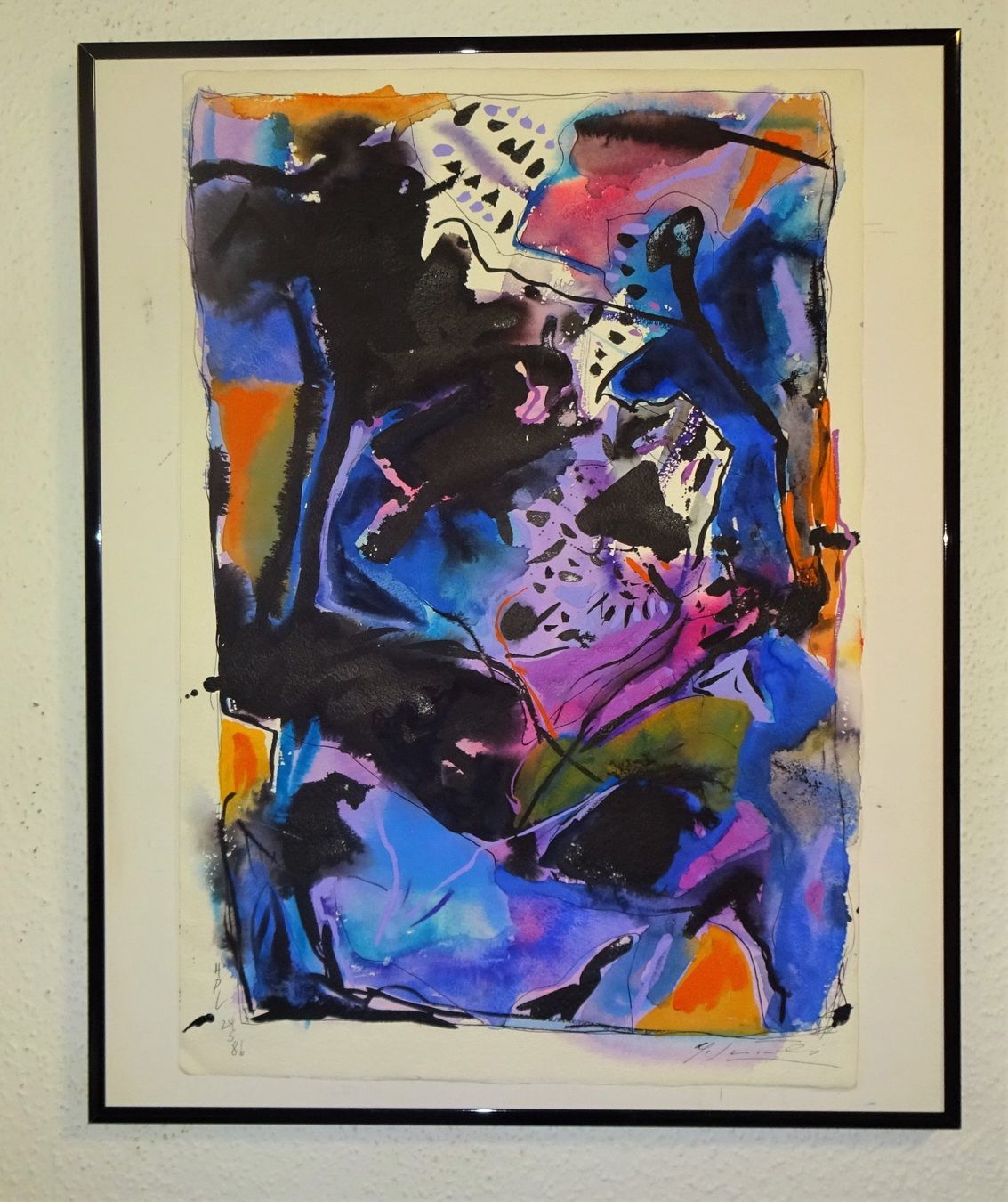 Gemälde: Original Gouache Gemälde – Gebraucht aus Zürich von kunstkreis