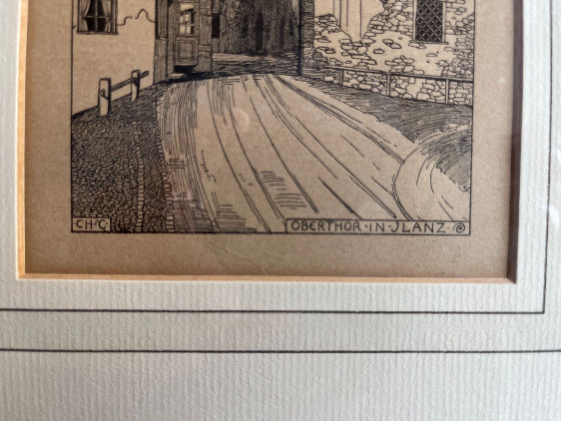Stiche: "ILANZ OBERTOR" - Surselva/Graubünden – Neu (gemäss Beschreibung) aus Schübelbach von artandstyle 1