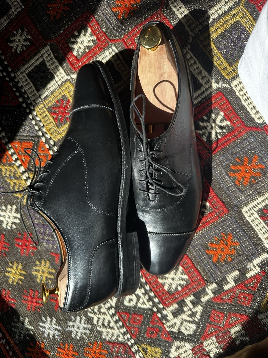 Herrenschuhe: Allen Edmonds Cap-toe Derby, schwarz, 42.5 / UK 8.5 – Neu (gemäss Beschreibung) aus Zürich von hannahbuettgen 1