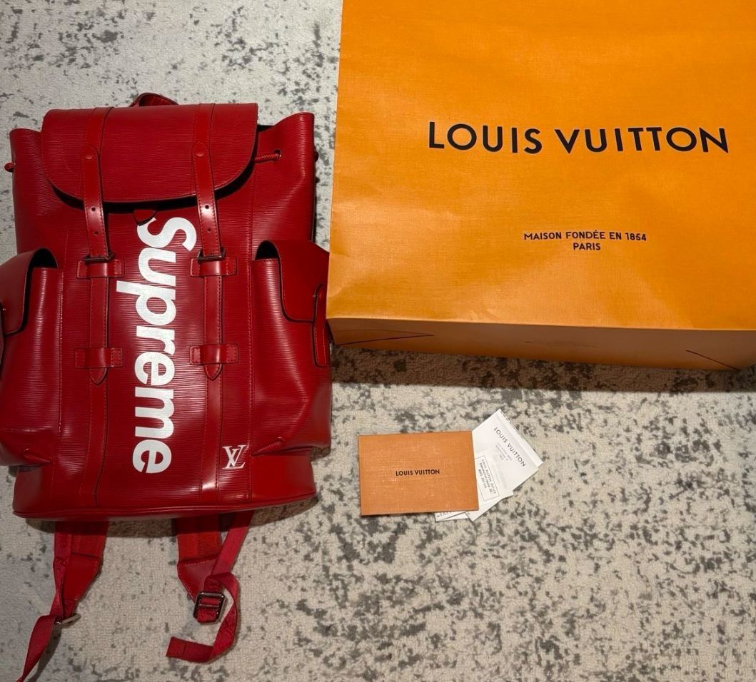 Louis Vuitton Zaini: Supreme x Louis Vuitton Backpack – Usato da Genève venduto da Allhype