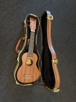 Ukulele Zebra Concert Holz braun mit Koffer guter Zustand
