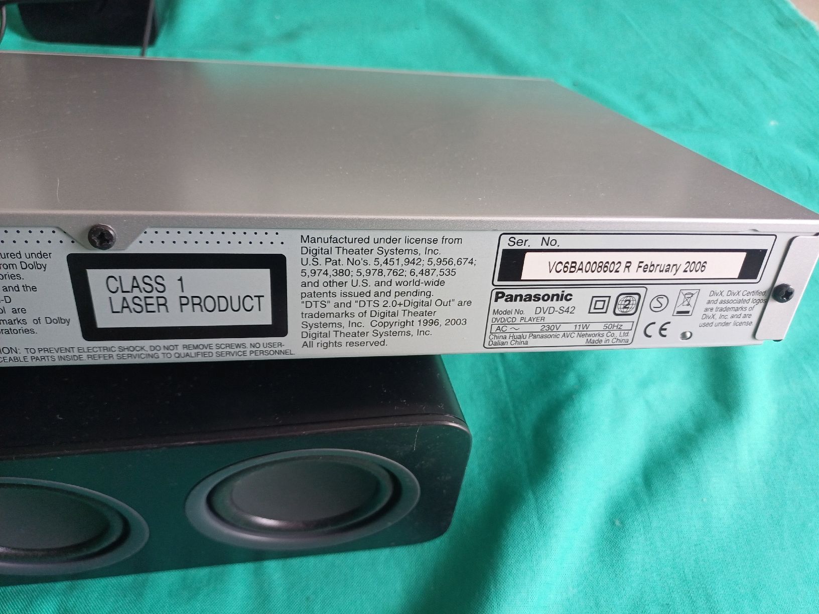 Panasonic Lettore multimediale portatile: DVD S 42 Panasonic funzionante Regalo diffusori – Usato da Minusio venduto da ele_gp89 2