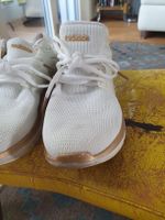 Adidas Damen Sneaker Cloudfoam weiss gold gebraucht