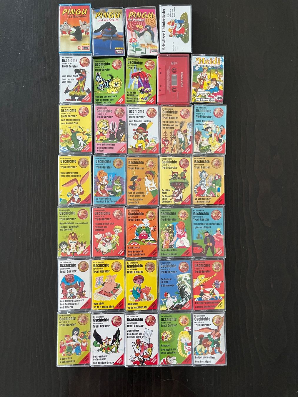 Musicassette: Schweizer Kinderkassetten Sammlung -Trudi Gerster, Pingu,etc – Usato da Richterswil venduto da noa_q7yd