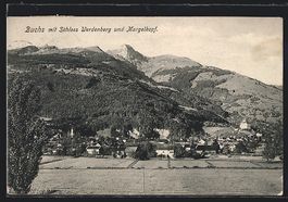 Buchs, Ortsansicht mit Schloss Werdenber