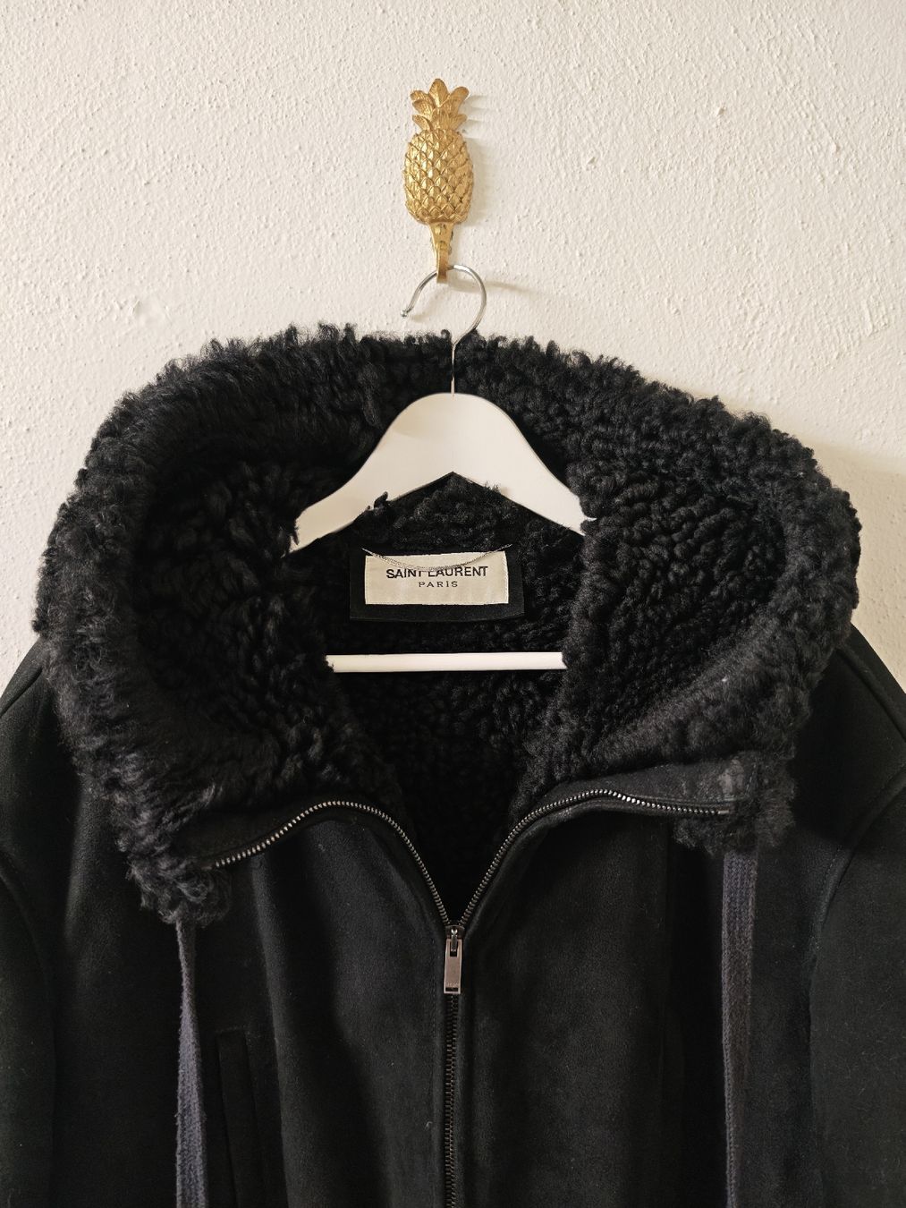 Saint Laurent Giacche: SAINT LAURENT Lammfell Wildleder Jacke Men – Usato da Erlenbach ZH venduto da nlh 1