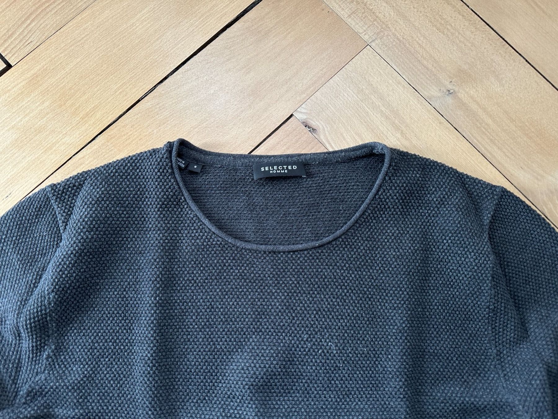 Pulls & Sweat-shirts: SELECTED HOMME - Strickpullover dunkelgrau S – D'occasion à Zürich par Diazaio 1