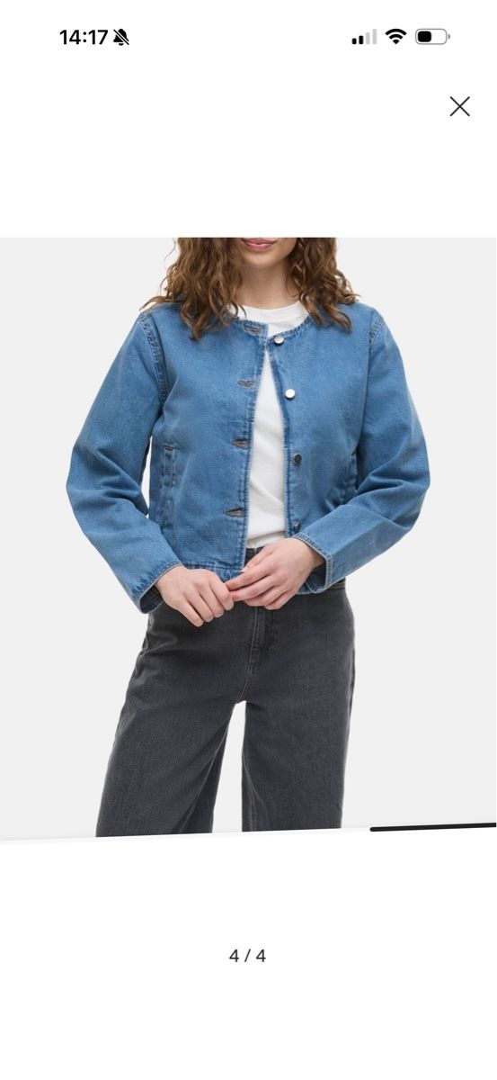 Vila Giacche: VILA Blue Denim Jacket gr 42 – Nuovo e nell'imballaggio originale da Ueberstorf venduto da man_p2fy 1