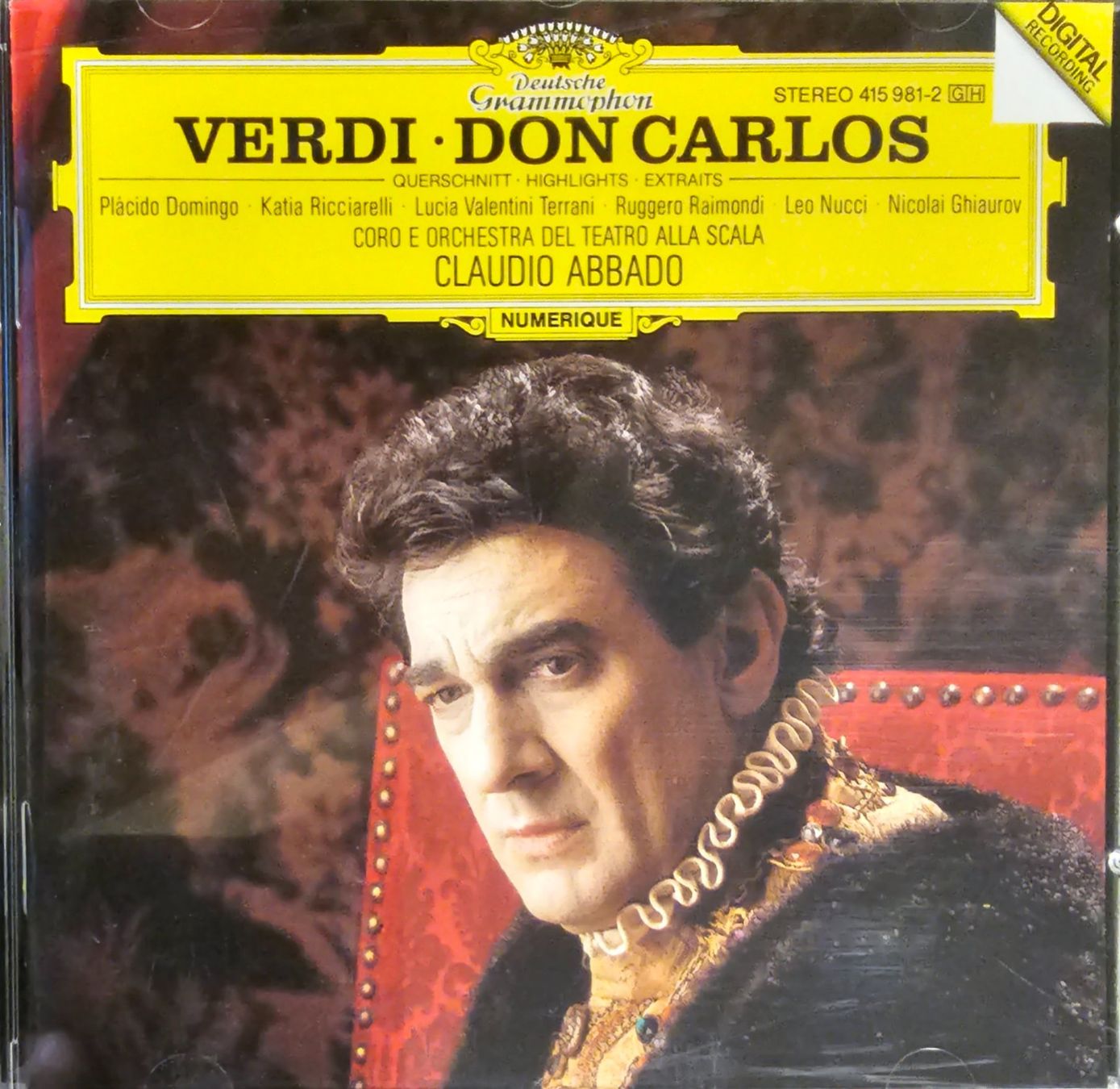 CD: Verdi - Don Carlos – Usato da Wahlen b. Laufen venduto da Cg10