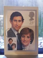 Royale Hochzeit Prinz Charles & Diana 1981 Karte Postkarte