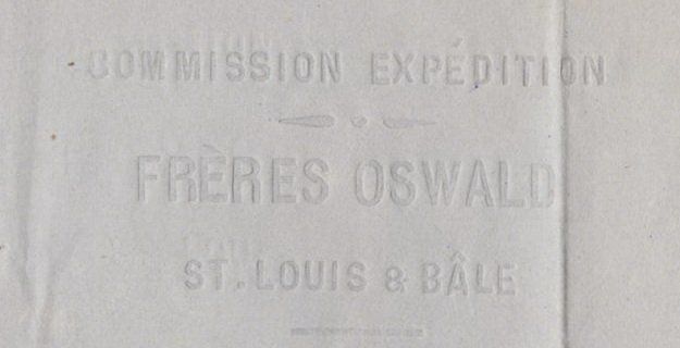 Buste & buste per spedizione: Basel Postgeschichte 1852 mit seltenem Stempel – Usato da Vilters venduto da Jere3943 3