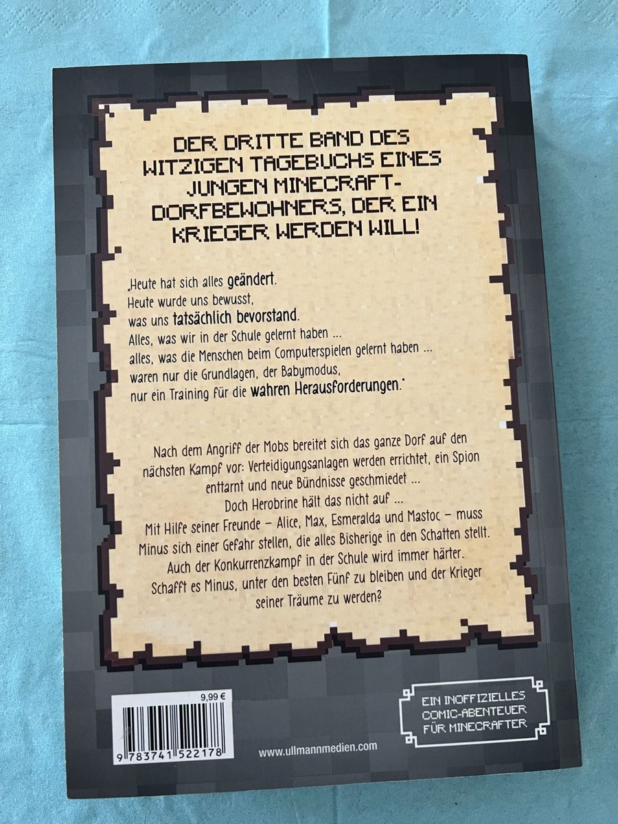 Bücher: Minecraft Tagebuch eines Noobs Mega-Kriegers, 257 Seiten – Gebraucht aus Basel von veralt 1
