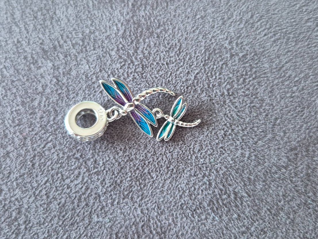 Ciondoli: Silber Charm Libelle +Garantie – Nuovo (secondo la descrizione) da Rotkreuz venduto da Carbone_Bijou-Shop