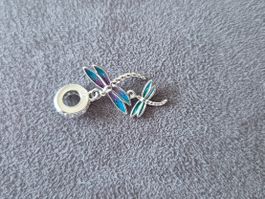 Silber Charm Libelle +Garantie