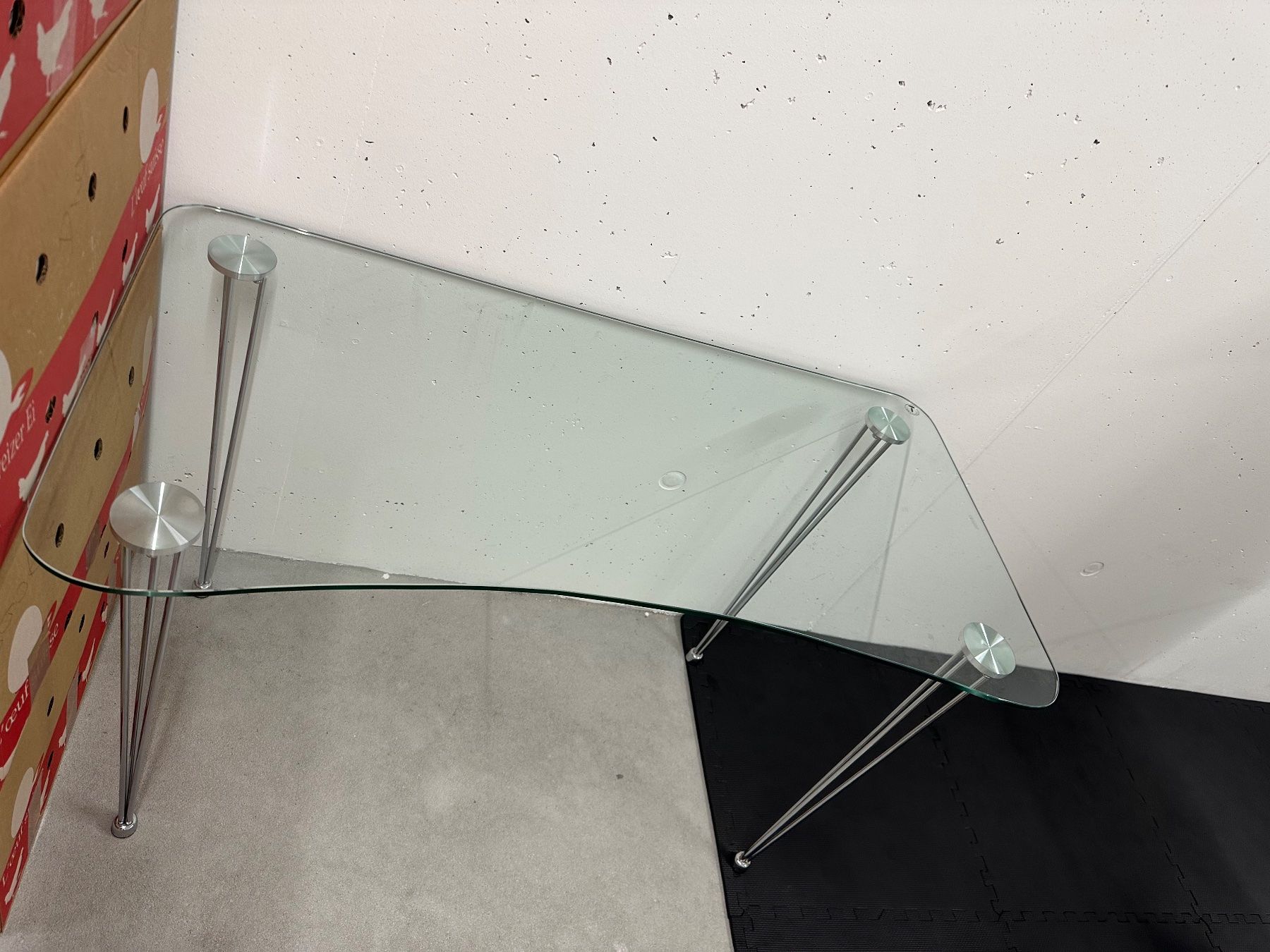 Tavoli: Tomasucci Schreibtisch Glastisch - Designertisch – Usato da Schmerikon venduto da AlbaB