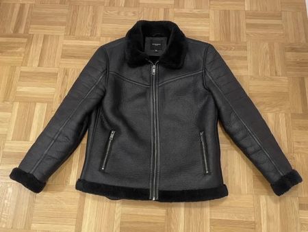 Kunstlederjacke Herren Grösse M