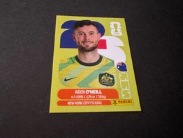 Panini FIFA Fussball WM 2026 Sticker Aiden O'Neill AUS 14