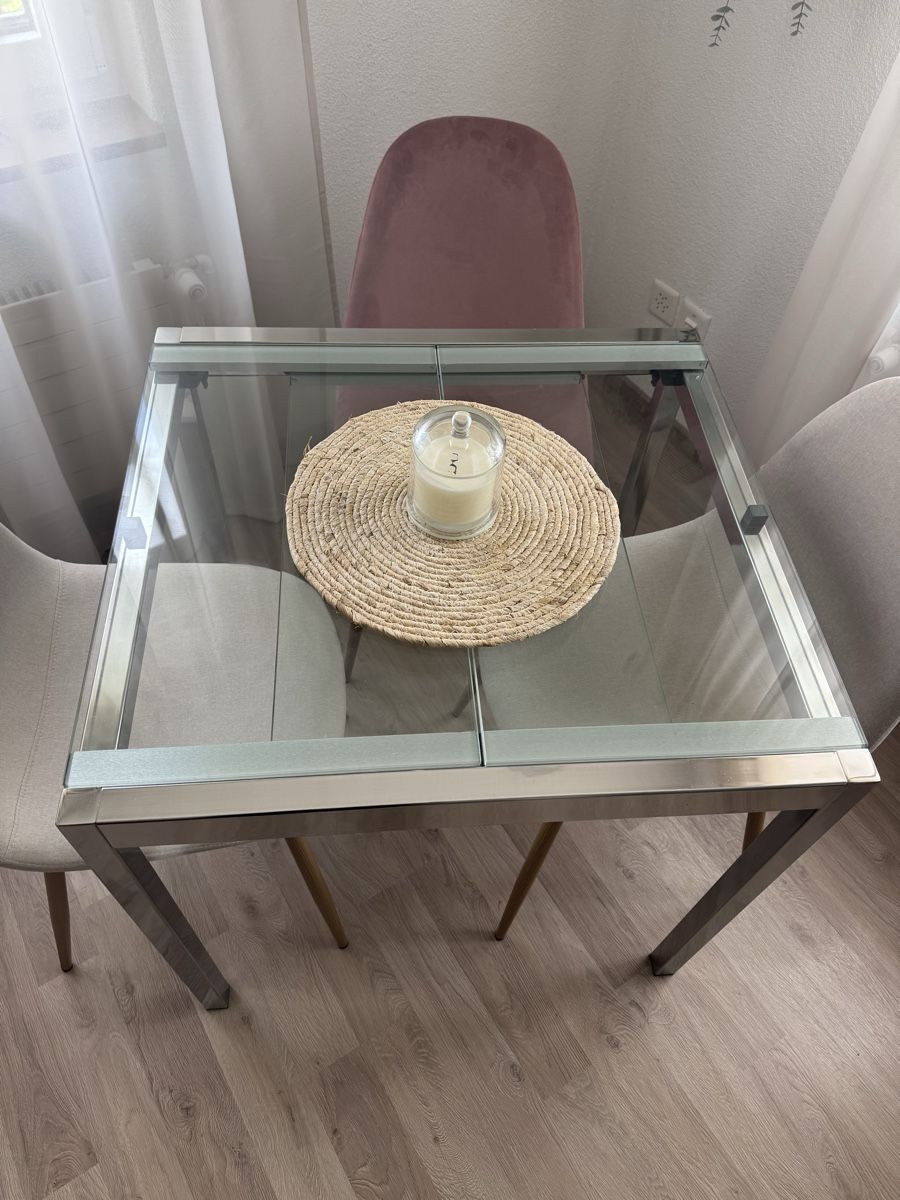 Ikea Tavoli: Ausziebarer Glastisch - Ikea Glivarp – Usato da Villmergen venduto da rah_y568