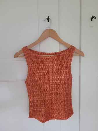 Vintage Damen Top orange Grösse S guter Zustand