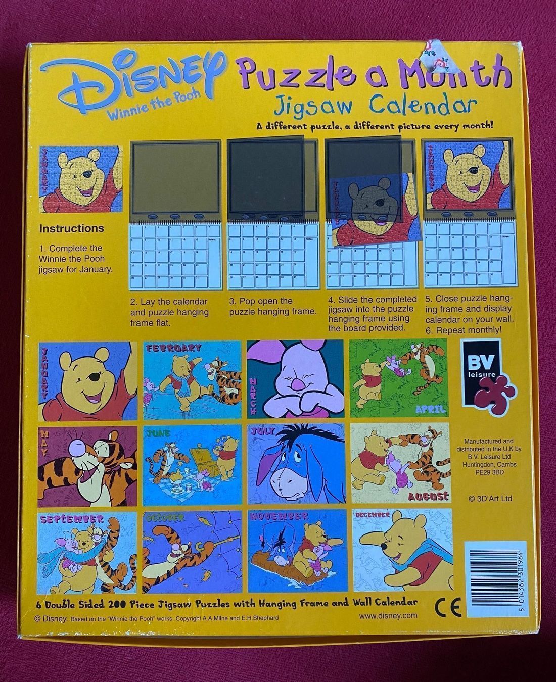 Disney Puzzles: Disney Winnie the Pooh 6 Puzzles – Neu (gemäss Beschreibung) aus Altendorf von Ga04 1