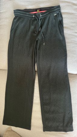 Schöne leichte Sommerhose, dunkelgrün, Gr. M
