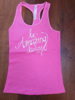 Lorna Jane M "be amazing today" pink Sport fitness oz brand