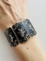 Siam Sterling-Silber Armband, Vintage, Fundstück!! 45g