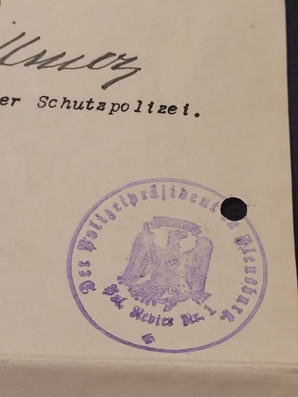 Armi bianche: Deutsches Reich, Dokument 1936 – Usato da Kriens venduto da KTP 1