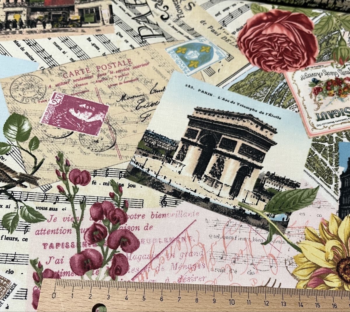 Tissus: Patchworkstoff Paris1 – Neuf (Voir description) à Seuzach par KreativmitStoff 2