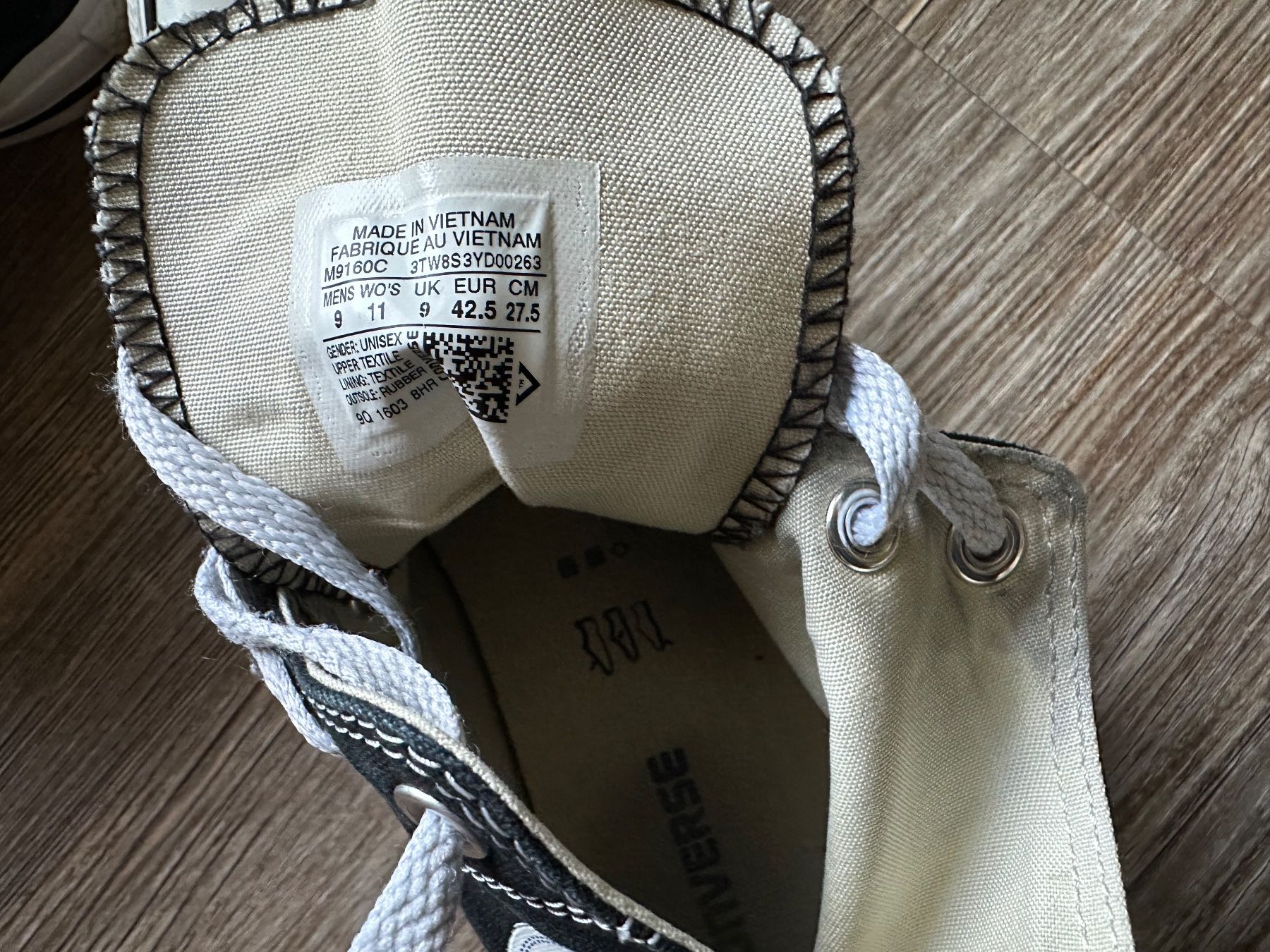 Converse Scarpe da uomo: Converse Schwarz Grösse 42.5 – Usato da Grenchen venduto da redstar03 6