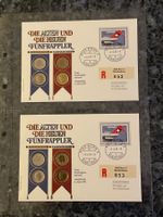Numisbrief alte und neue Fünfräppler 2Stk Nr52/Nr53