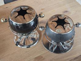 Fondue Set, 2 Caquelons,