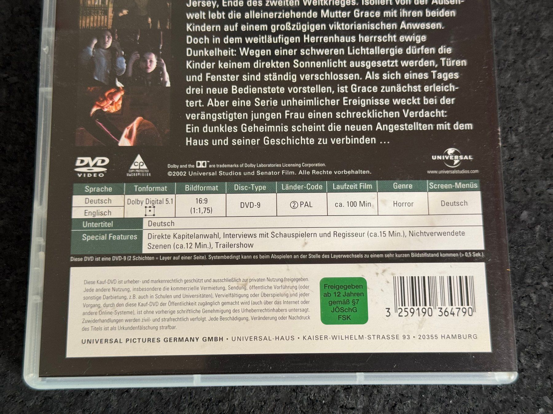 Tutti i DVDs: The Others DVD DE/EN "Früher oder später finden sie dich" – Usato da Fribourg venduto da tschjoly 3