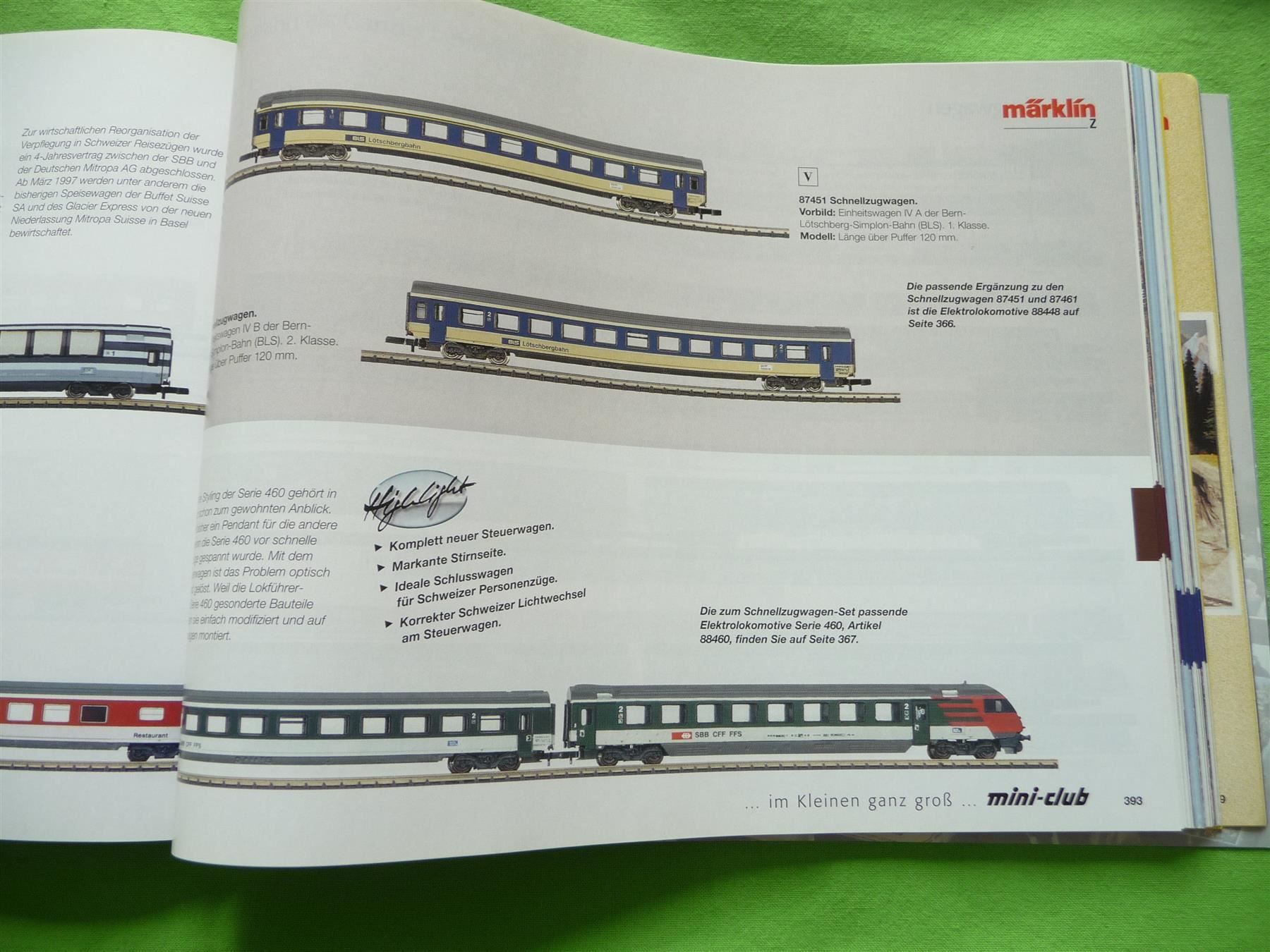 Märklin Modellini di ferrovie: Märklin Program 2001/02 Jahrbuch mit  552 Seiten - VersionDA – Usato da Winterthur venduto da Ricardo211 4
